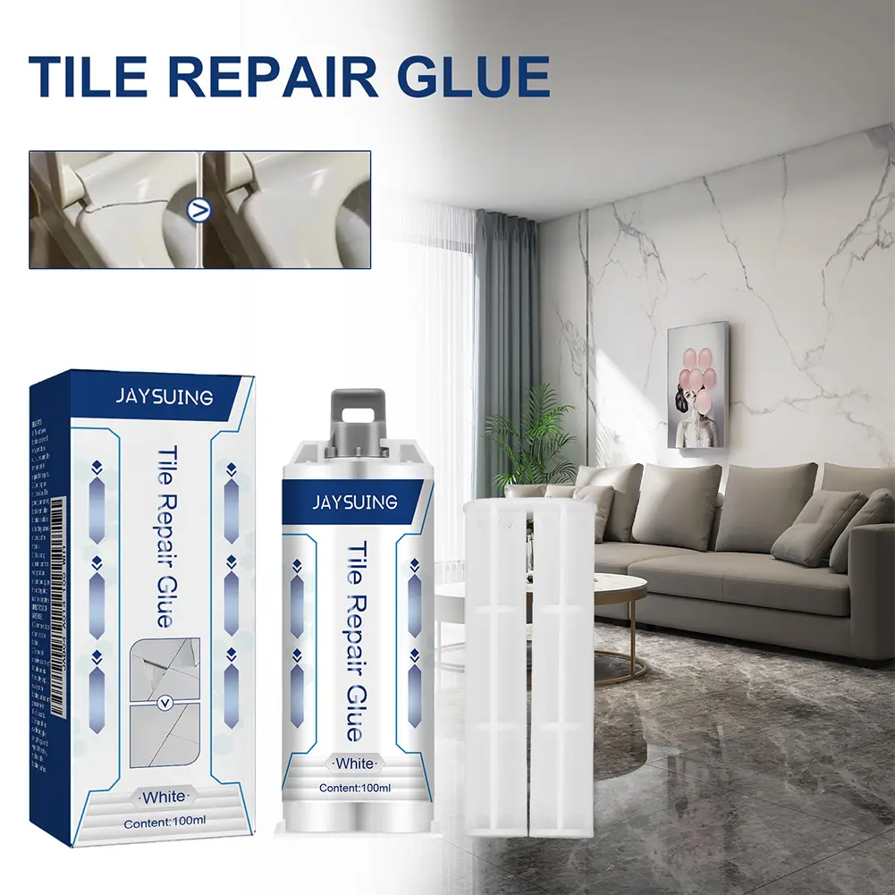 100ml Ceramic Glue High Temperature Resistant Porcelain Glue Multi-Function Metal Glue Epoxy Casting Adhesive for Metal Plastic