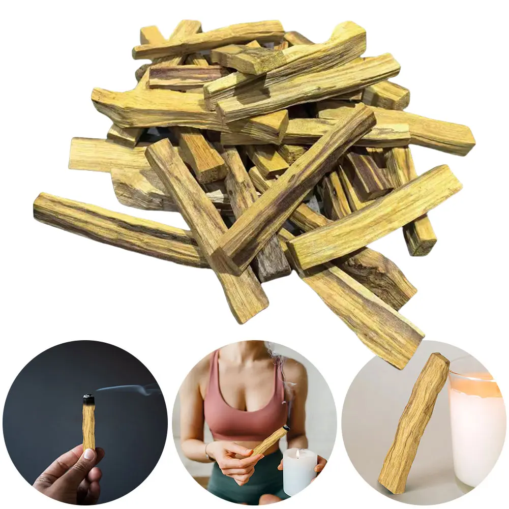 Sacred Wood Aromatherapy Incense Sticks Stress Relief Natural Incense Sticks Holy Wood Fragrance Stick for Purifying Healing