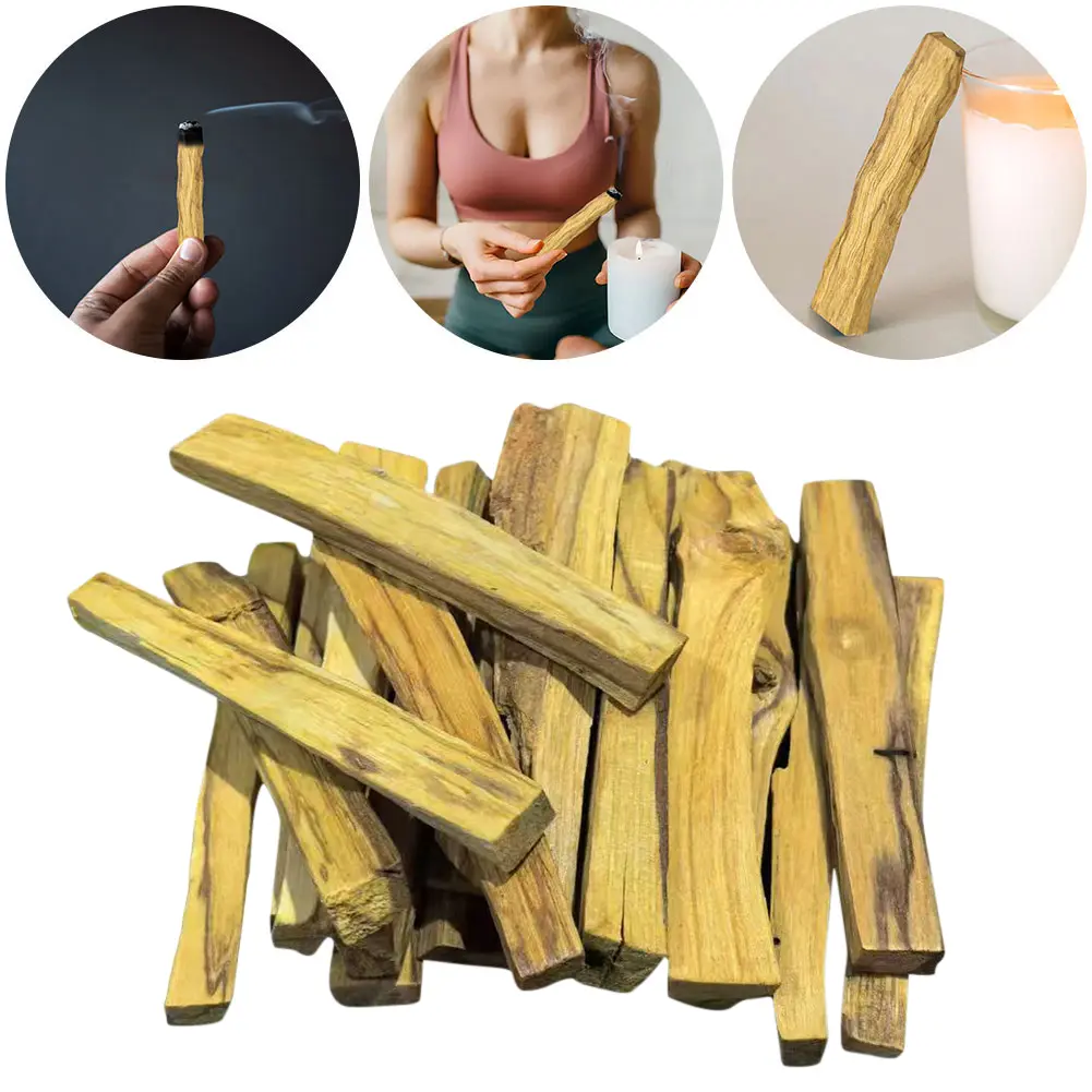 Sacred Wood Aromatherapy Incense Sticks Stress Relief Natural Incense Sticks Holy Wood Fragrance Stick for Purifying Healing