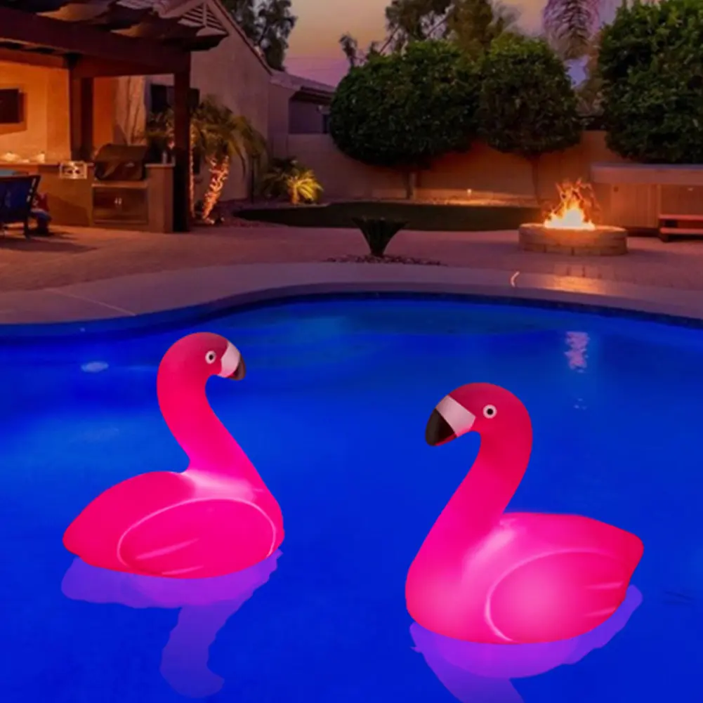 Inflatable Flamingo Floater PVC Chlorine Floating Water Cleaner Flamingo Floating Chlorinator for Purify Swimming Pool Water