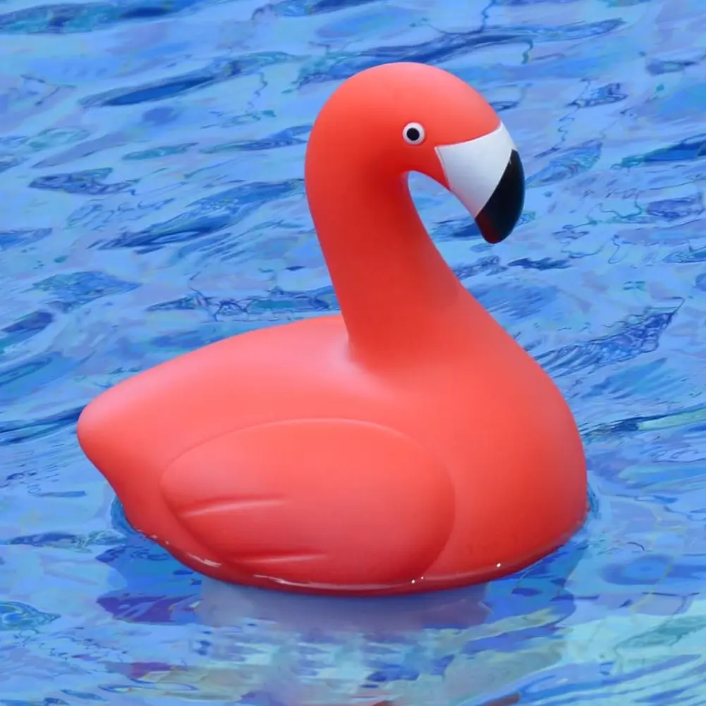 Inflatable Flamingo Floater PVC Chlorine Floating Water Cleaner Flamingo Floating Chlorinator for Purify Swimming Pool Water