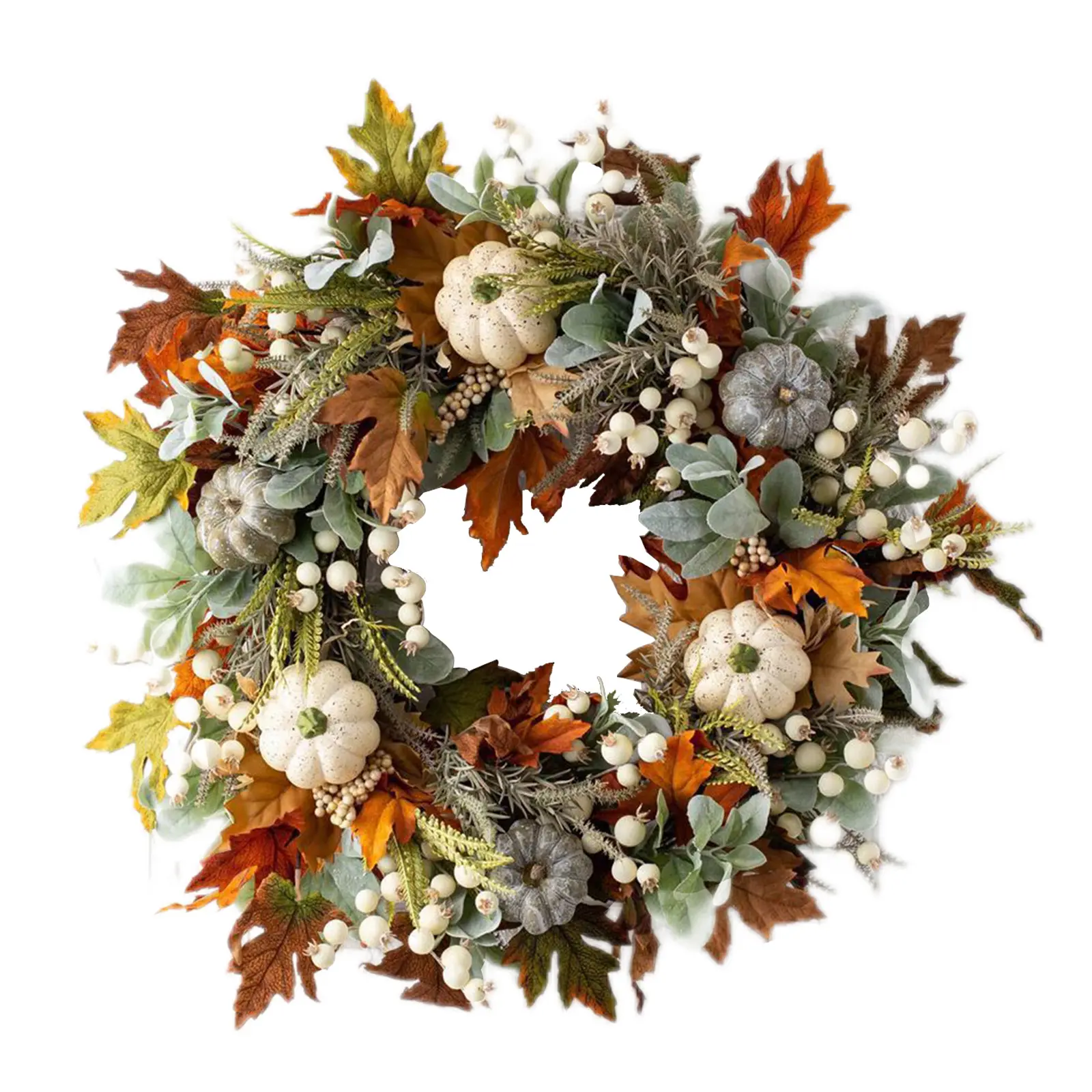 Fall Garlands Charms Exquisite Holiday Front Door Wreaths Unique Autumn Maple Leaf Wreathings Holiday Party Home Decor