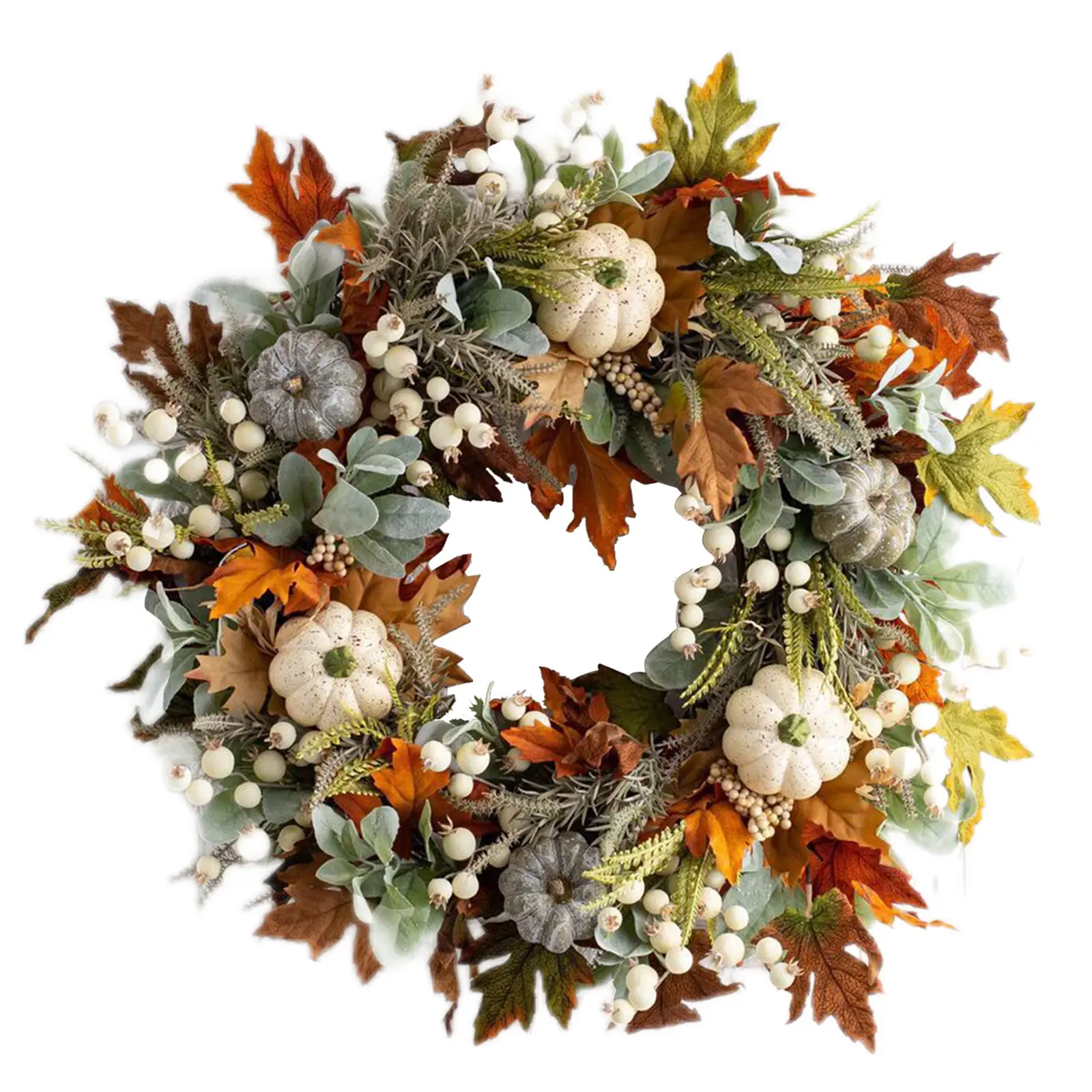 Fall Garlands Charms Exquisite Holiday Front Door Wreaths Unique Autumn Maple Leaf Wreathings Holiday Party Home Decor