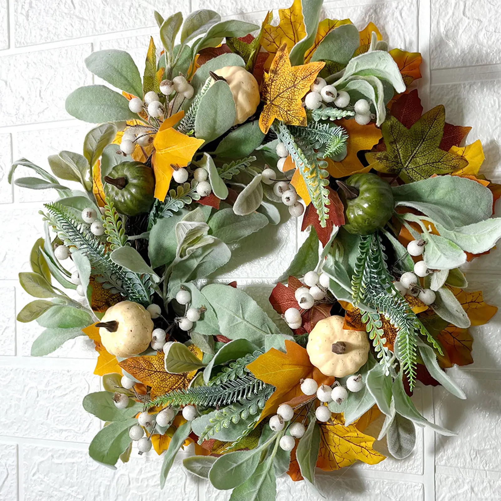 Fall Garlands Charms Exquisite Holiday Front Door Wreaths Unique Autumn Maple Leaf Wreathings Holiday Party Home Decor