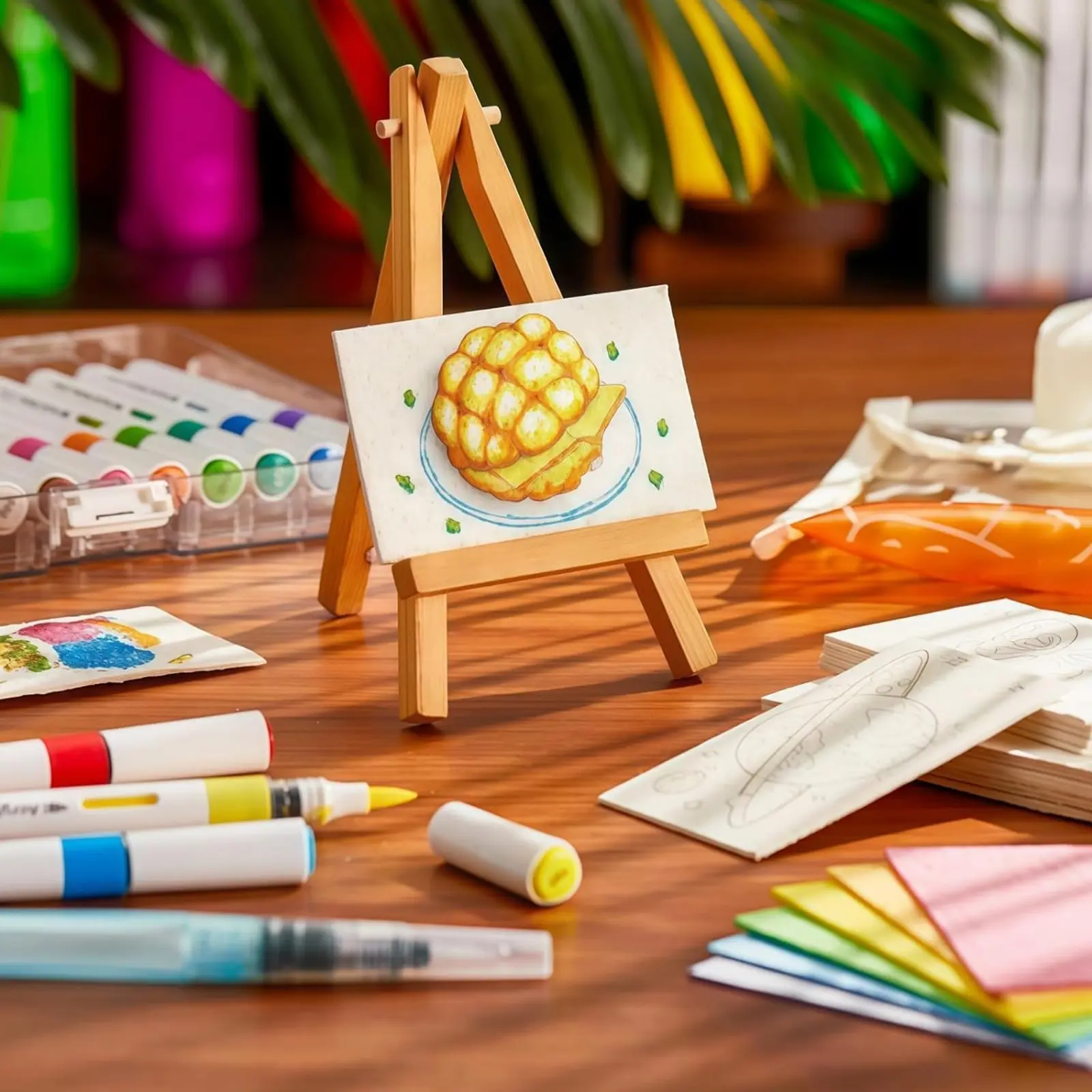 Foam Texture Painting Paper Textured Abstract Painting Art Paper Magic Painting Paper 3D Blank Painting Paper for Kids