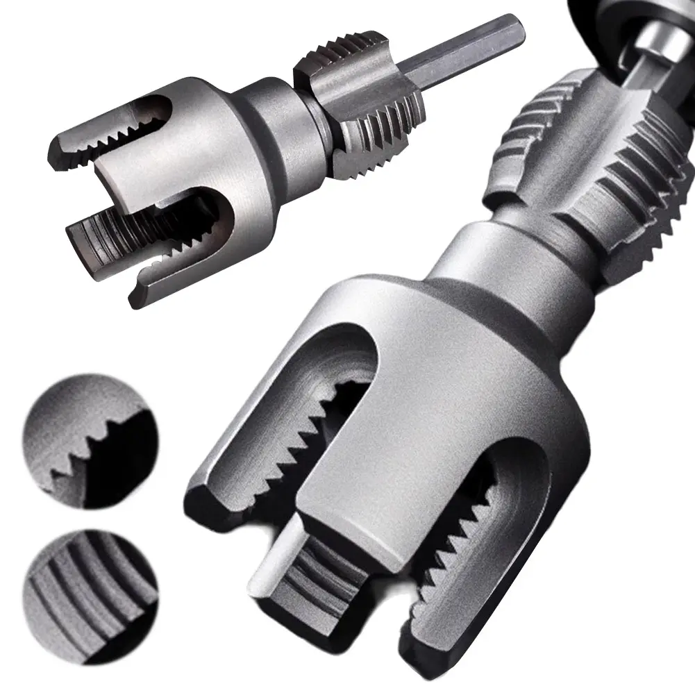 PVC Pipe Thread Cutting Tool DN15 DN20 Pipe Threading Tool PPR Water Pipe Opener Tap for Electric Drill