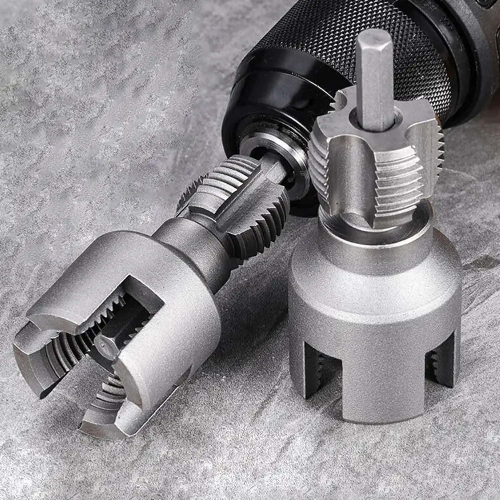 PVC Pipe Thread Cutting Tool DN15 DN20 Pipe Threading Tool PPR Water Pipe Opener Tap for Electric Drill