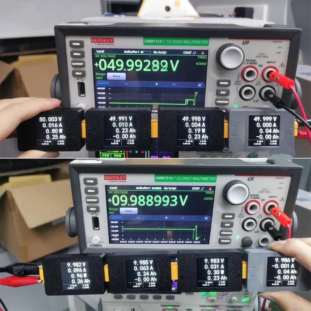 25A 8-150V RC Charger Charging Discharging Tester LCD Display Bidirectional Ammeter Digital Power Meter for LIPO Battery Testing