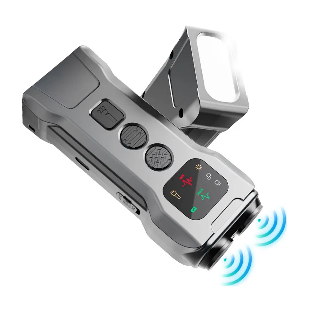 Double Head Dog Repeller High Power Anti Barking Training Device Type-C Rechargable Dog Repellent Ultrasound Device for Pet Gift