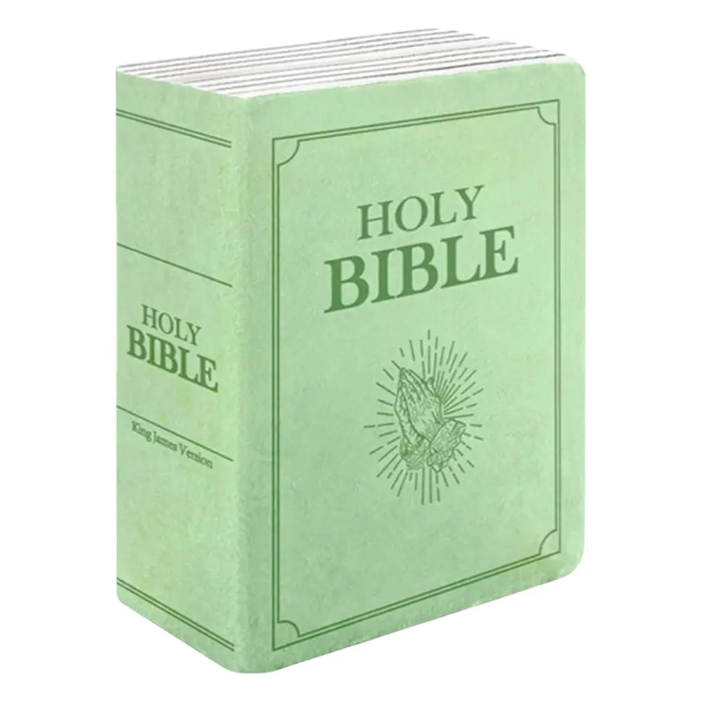 Cozy Faith Bible Pillow Bible Verse Pillow Holy Bible Pillow Plush Religious Party Favors Gifts for Kids