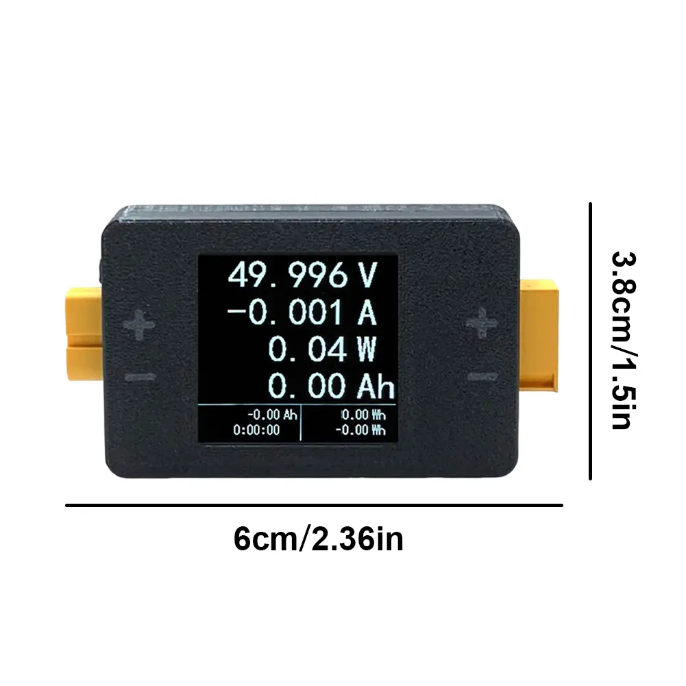 25A 8-150V RC Charger Charging Discharging Tester LCD Display Bidirectional Ammeter Digital Power Meter for LIPO Battery Testing