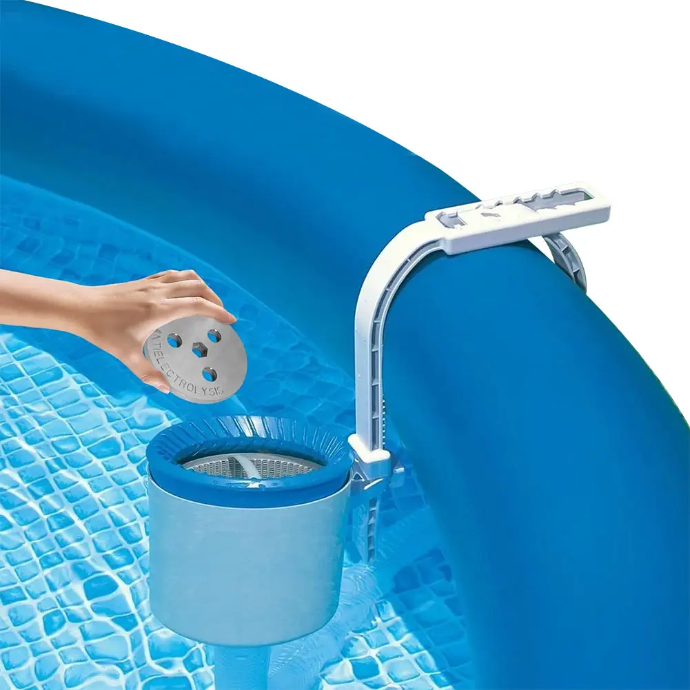 Pool Skimmer Basket Weight Pool Skimmer Weight Zinc Anode Plate Keep Your Skimmer Basket in Place for Salt System Swimming Pools