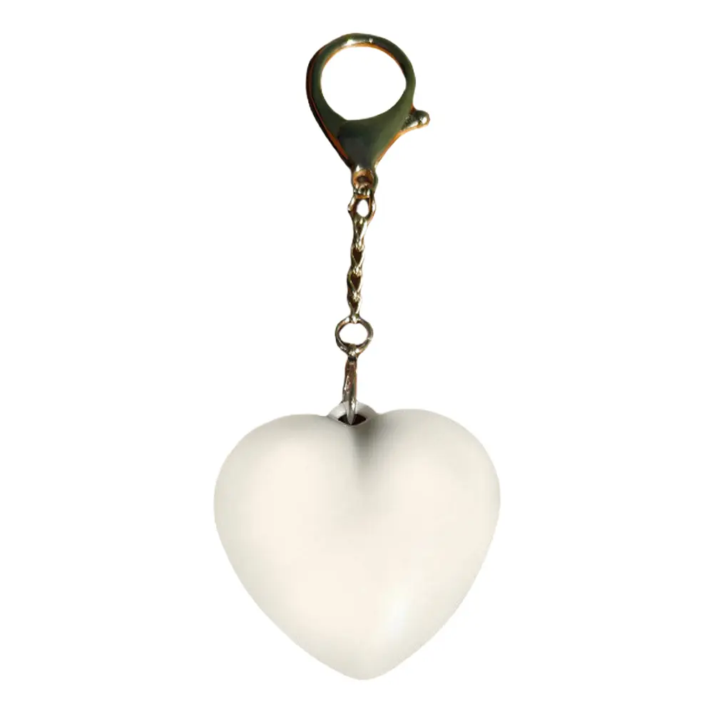 Heart Shape Keychain Purse Light Automatic Sensor Handbag Light Mini LED Bag Light Bag Hanging Night Light for Women Girls