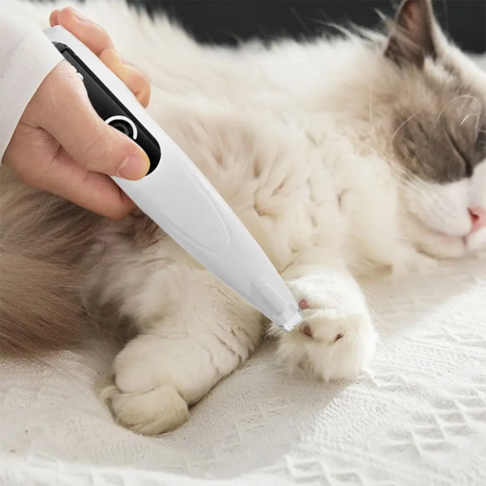 Pet Shaver with LED Light Dog Hair Trimmer Rechargeable Dog Clippers Cordless for Dogs Cats Trimming Around Paws Ears Face Rump