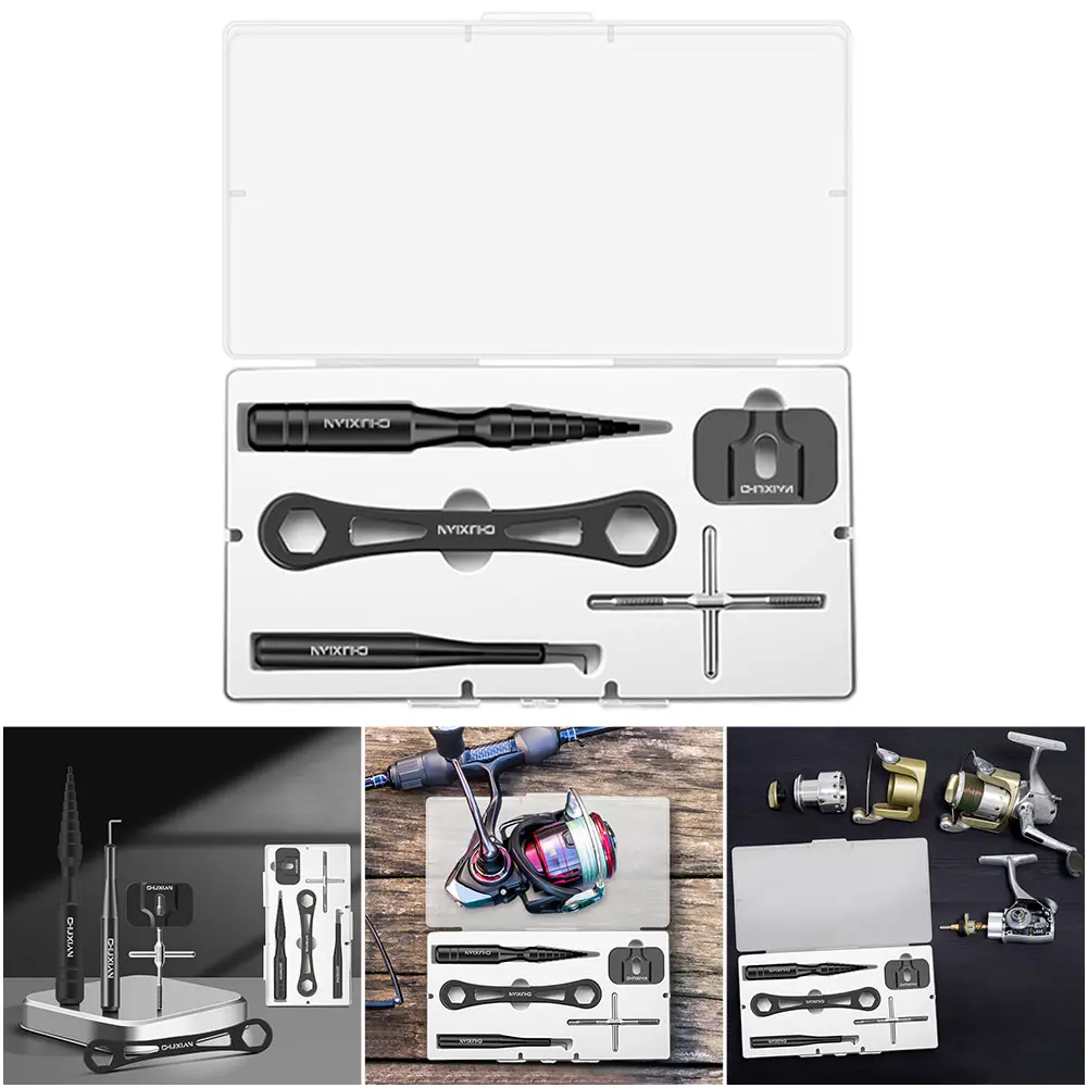 Fishing Reel Bearing Pin Remover Fishing Reel Unload Maintenance Tool Kit Fishing Reel Repair Kit Fishing DIY Repair Tool Set