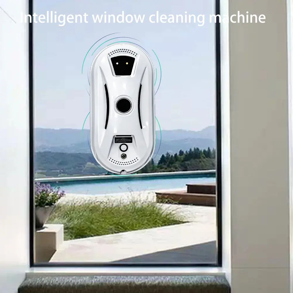 Window Cleaner Robot Window Cleaning Robot Remote Control Suction Glass Cleaner Multi-Function for Vertical Surface/Glass/Door