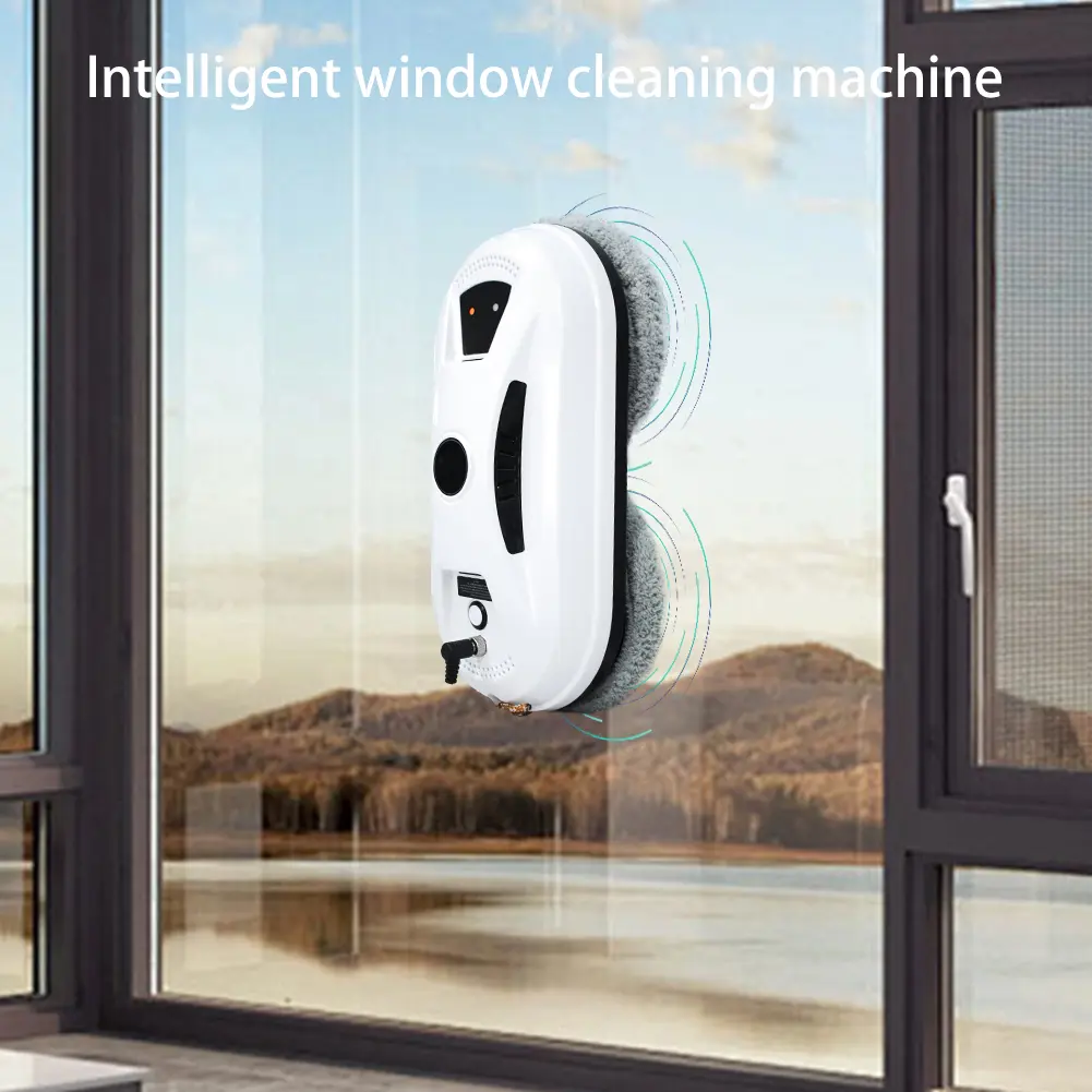 Window Cleaner Robot Window Cleaning Robot Remote Control Suction Glass Cleaner Multi-Function for Vertical Surface/Glass/Door