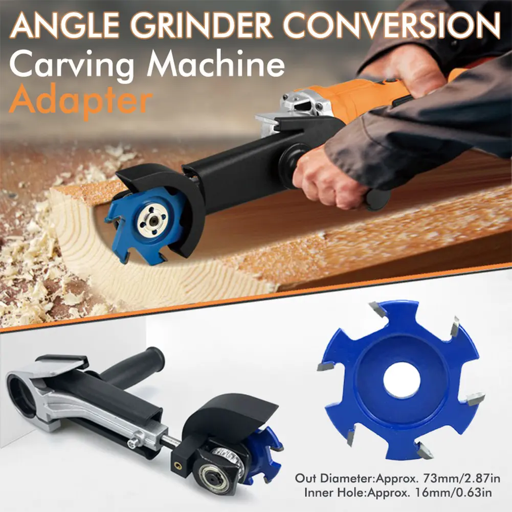 Grinding Conversion Head Wide Application Angles Grindings Converter Easy Operation Angle Grinder Conversion Carvings Machine