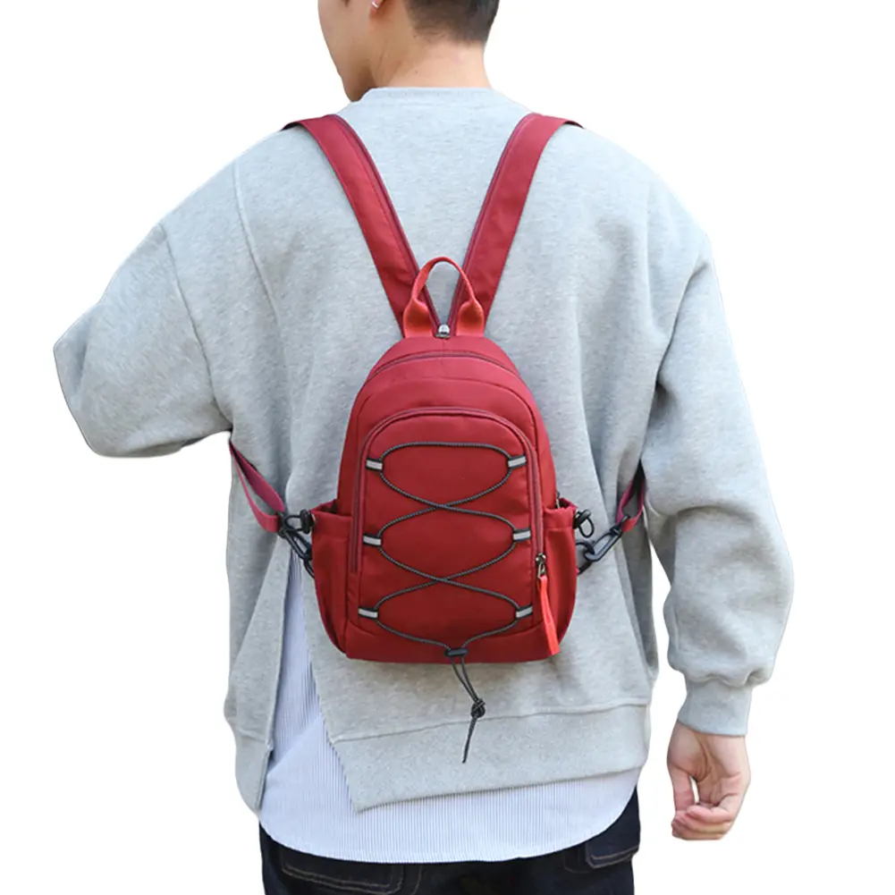 Multi-Function Casual Shoulder Bag Wear Resist Soft Crossbody Bag Waterproof Simple Rucksack Outdoor Sports Camping Sling Bag