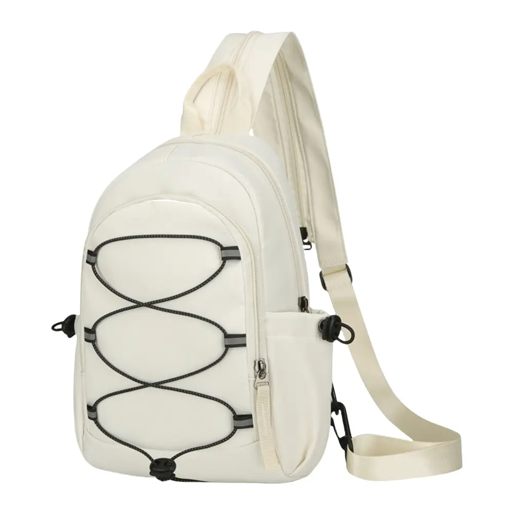 Multi-Function Casual Shoulder Bag Wear Resist Soft Crossbody Bag Waterproof Simple Rucksack Outdoor Sports Camping Sling Bag