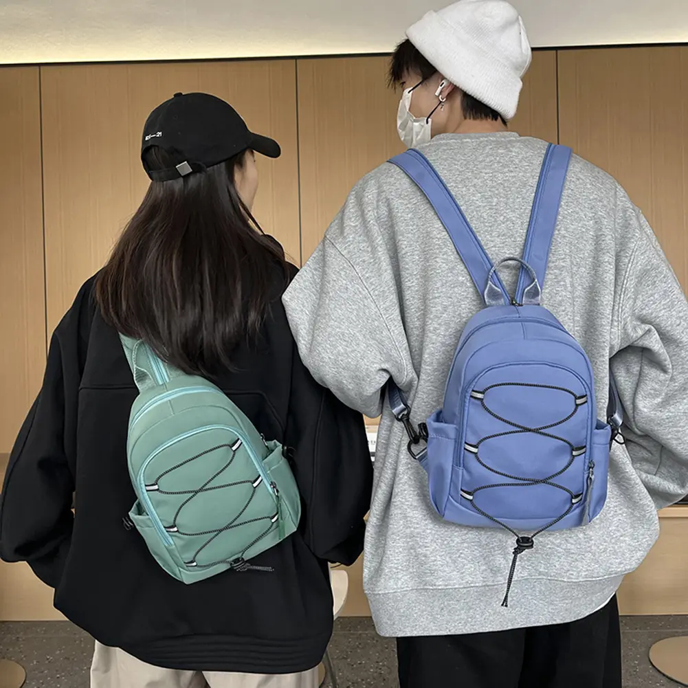 Multi-Function Casual Shoulder Bag Wear Resist Soft Crossbody Bag Waterproof Simple Rucksack Outdoor Sports Camping Sling Bag