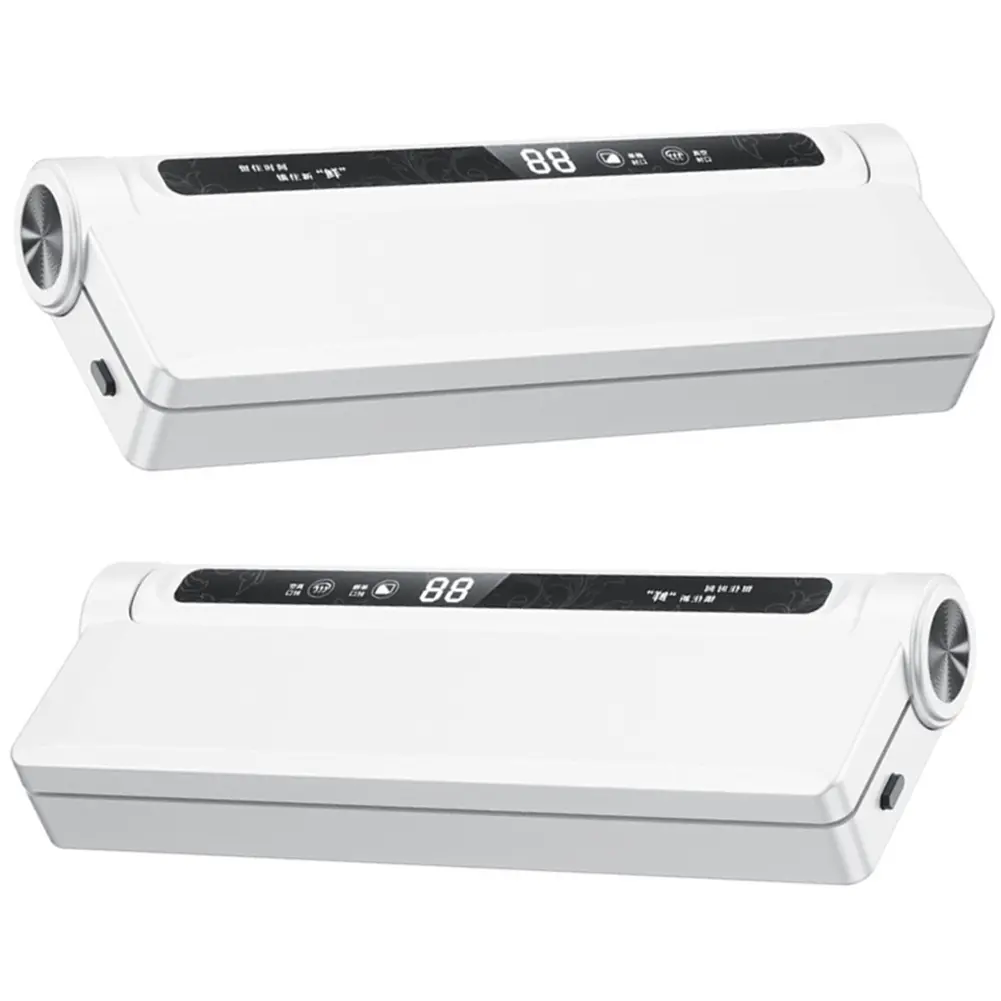 Food Vacuum Sealer Food Vacuum Sealer Machine One Click Intelligent Operation with 20 Bags Strong Suction Power for Home Kitchen