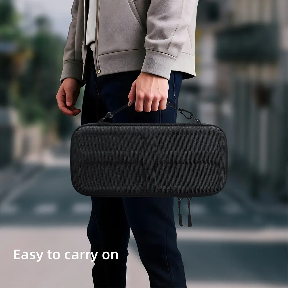 EVA Carrying Case for Nintendo for Switch 2 Protective Travel Bag Anti-drop Zipper Handbag with 10 Game Card Slots Organizer Bag