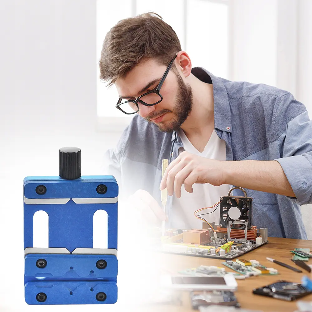 Chip PCB Fixture Motherboard IC Chip Clamping Holder High Temperature Resistance Mobile Phone Motherboard Glue Removal Fixture