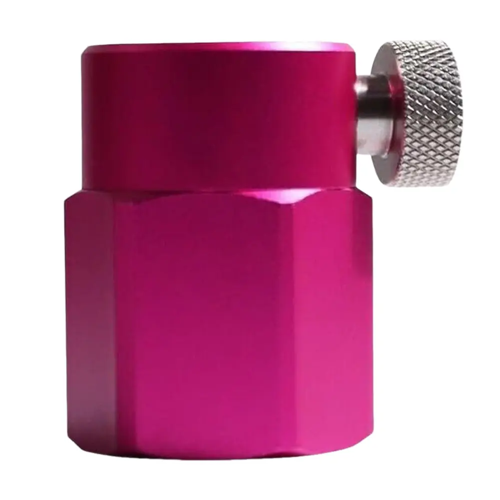 CO2 Refill Adapter Quick Connect Cylinder Refill Adapter CGA320 To W21.8-14 Soda Cylinder Adapter Leakproof for Homebrew Beer
