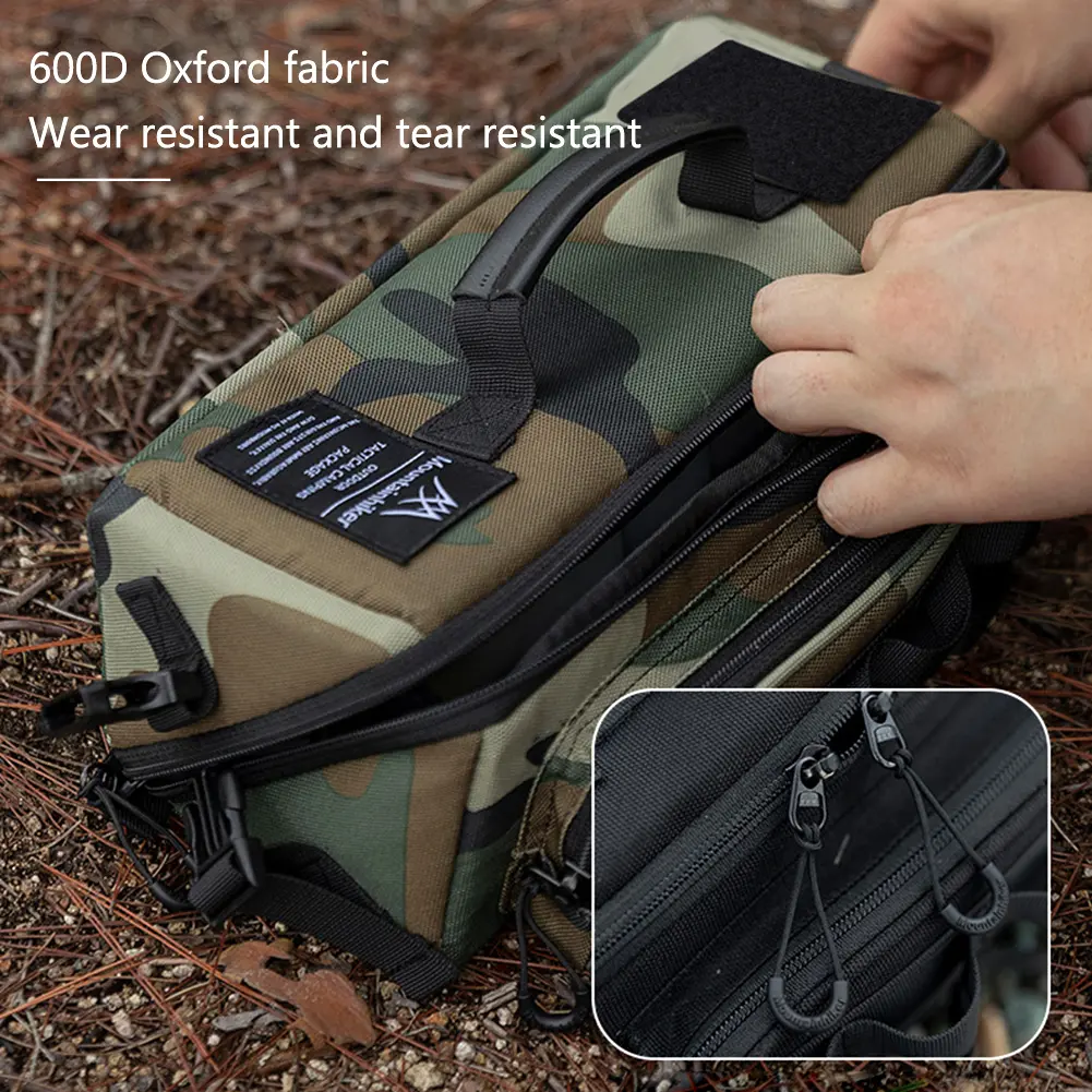 Fishing Tool Storage Bag 600D Oxford Outdoor Sports Tote Bag Large Capacity Camping Cookware Organizer for Camping Picnic