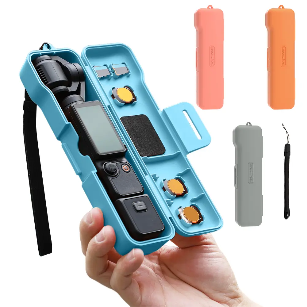 Portable Camera Case with Lanyard Flip-Open Protective Case Anti-Scratch Shockproof Case Protector Camera Shell Accessories