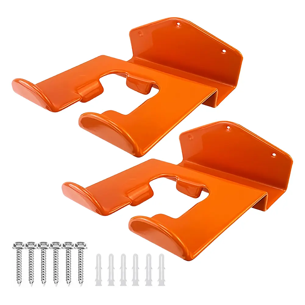 Garage Organizer Trimmer Rack with Screw Garden Power Tool Hanger Hook Rust Proof Hedge Weed Whackers Holder Garden Storage Tool