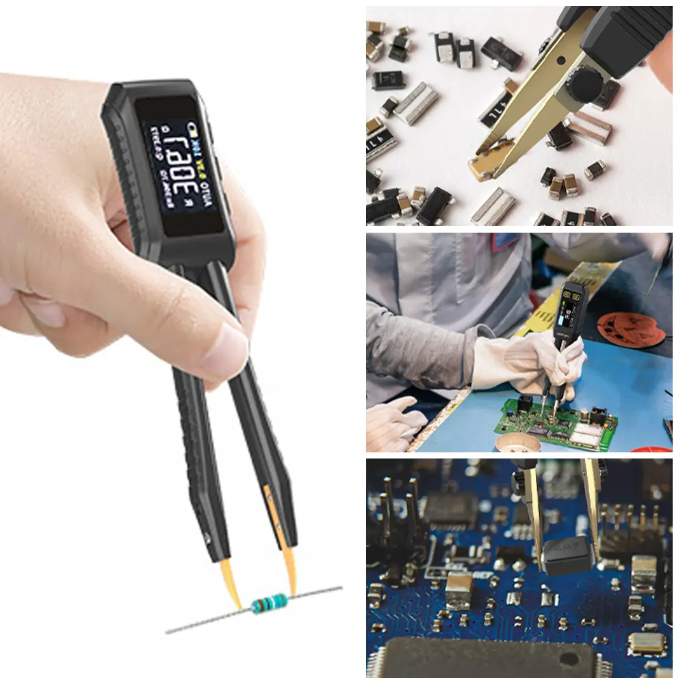 ZT-MD1 Digital Smart Tweezer LCR SMD ESR Mini Tester Component Tester Resistance Capacitance Inductance Tester Measurement Tools