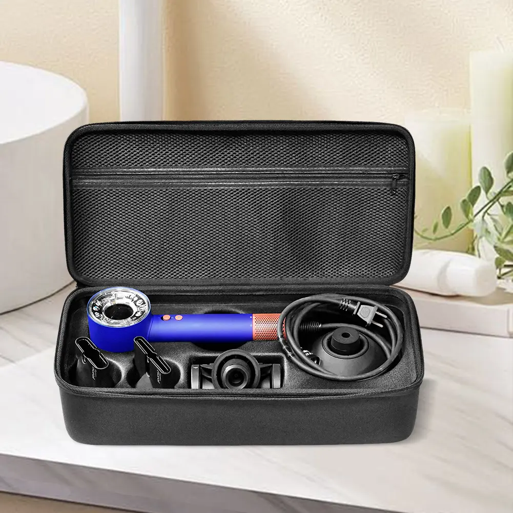 Hard Carrying Case Nylon Shockproof Protective Storage Case Dustproof Portable Storage Bag for Dyson HD08 HD15 HD16 Hairdryer