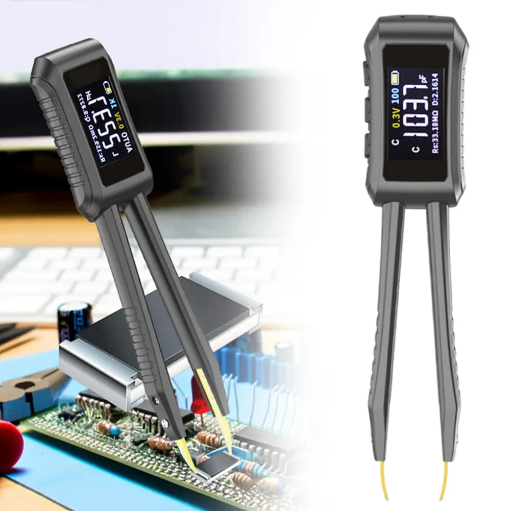 ZT-MD1 Digital Smart Tweezer LCR SMD ESR Mini Tester Component Tester Resistance Capacitance Inductance Tester Measurement Tools