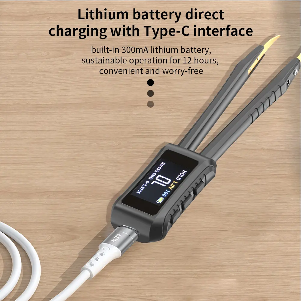 ZT-MD1 Digital Smart Tweezer LCR SMD ESR Mini Tester Component Tester Resistance Capacitance Inductance Tester Measurement Tools