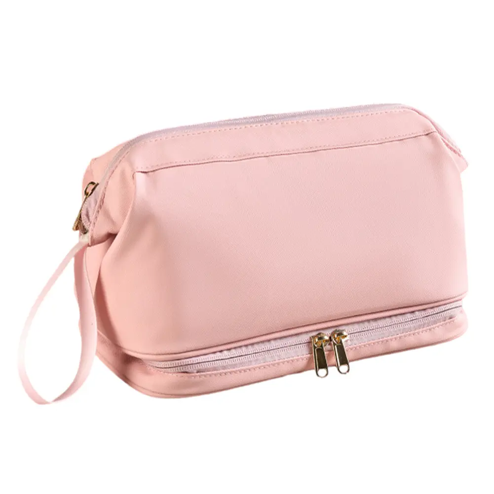 Women Wet Dry Separation Bag Large Capacity Cosmetic Bag Wear Resist Travel Organizer Bag Bathroom Shower Travel Bag