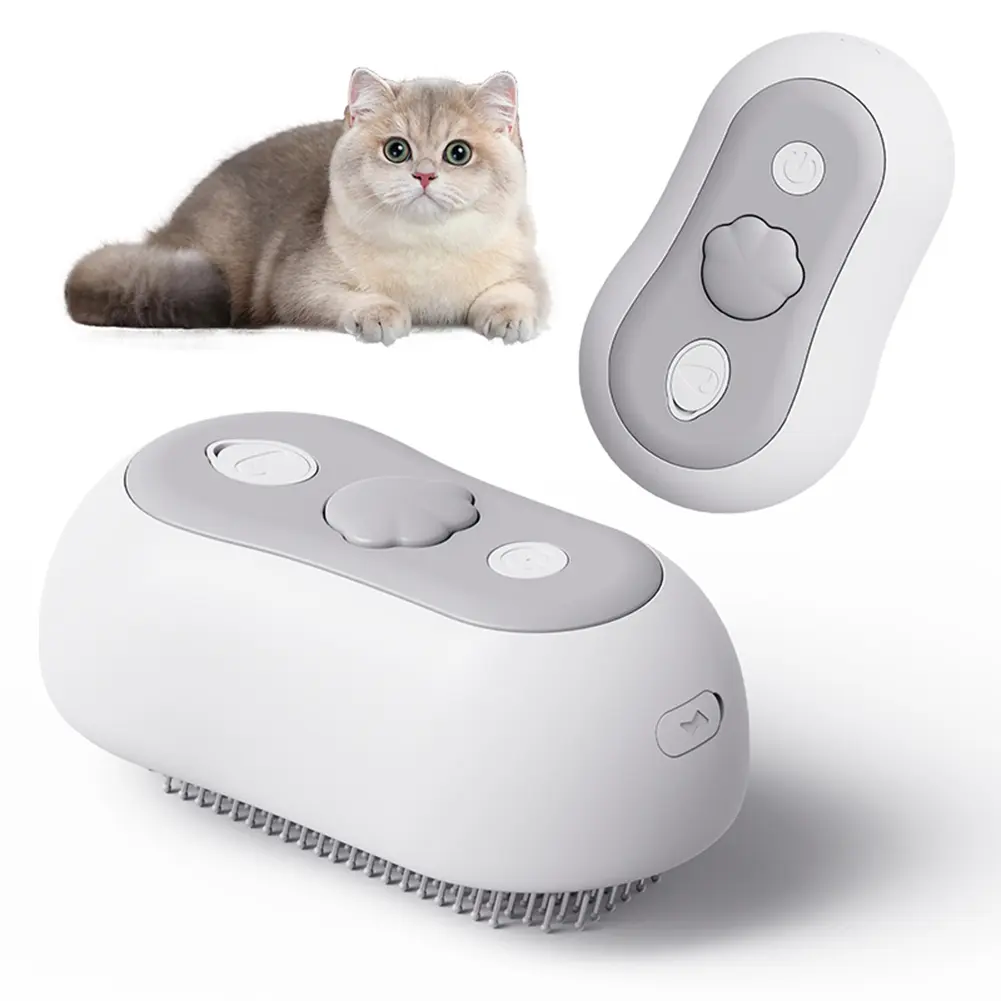 Cat Dog Steam Brush Steamy Brush Massage Comb Electric Spray Cat Hair Brushes Hair Removal Combs for Removing Tangled Loose Hair