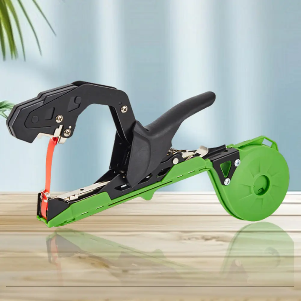 Branch Binding Machine with 10000 Staples 20 Rolls Tape Plant Tying Machine Multi-Function Plant Tape Gun for Grape Vine Tomato