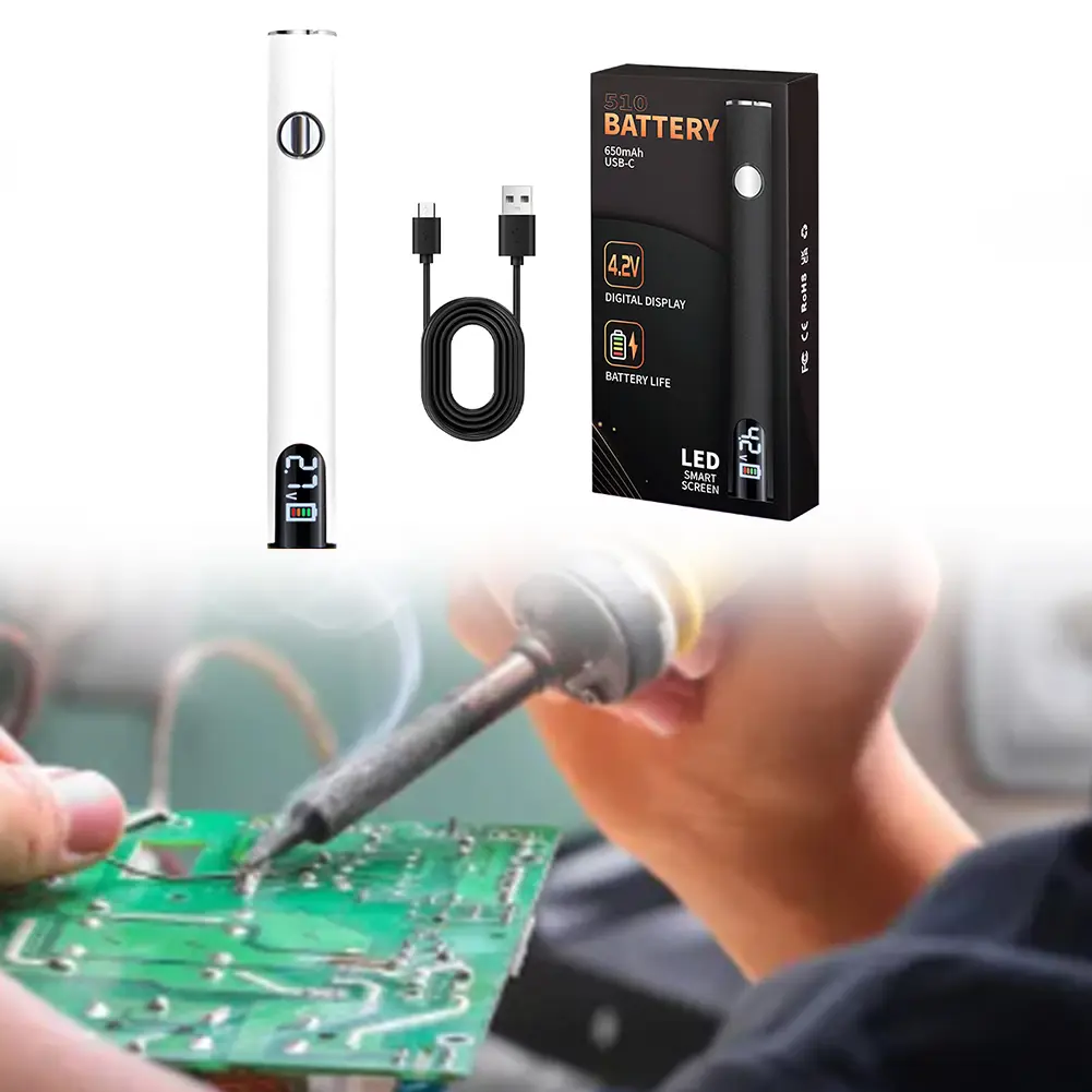 Cordless Soldering Iron Soldering Iron Kit Fast Heating Electric Soldering Iron Digital Soldering Iron for Home Appliance Repair
