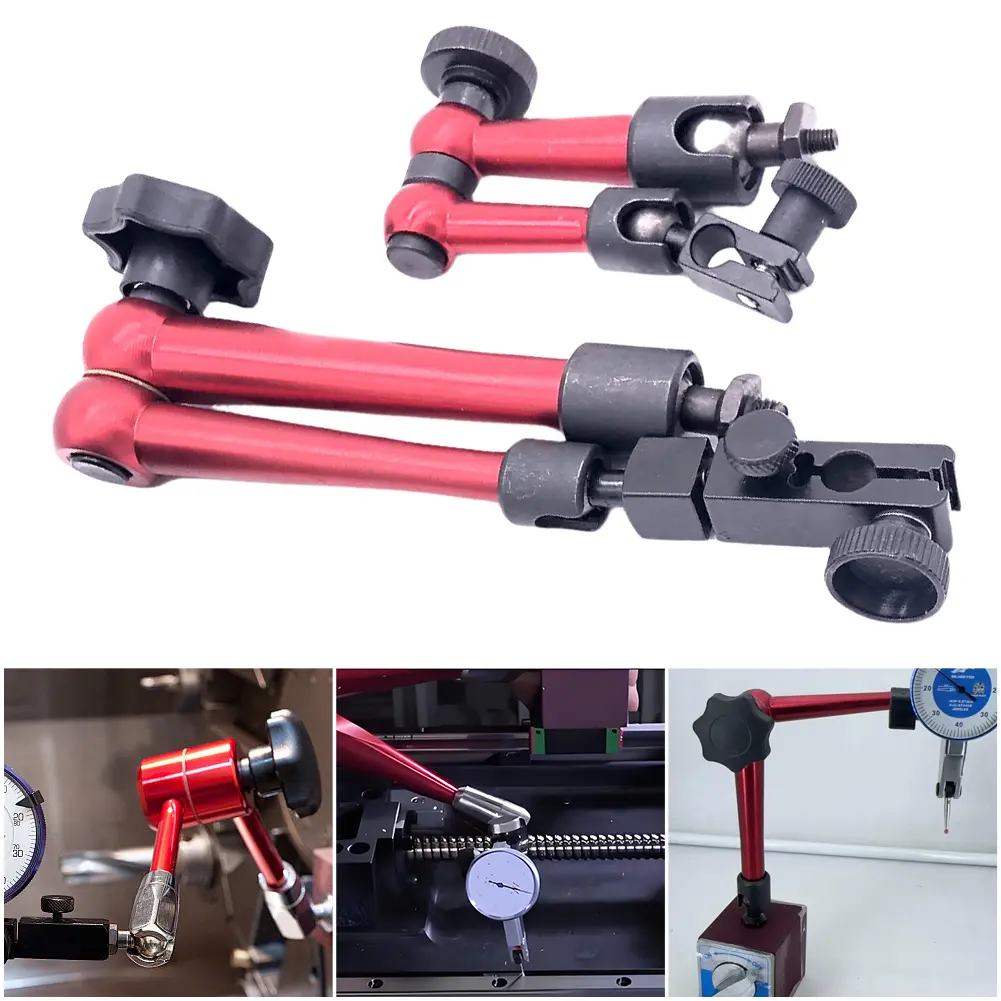 High Precision Flexible Dial Test Indicator Magnetic Base Stand Dial Test Indicator Tool for Equipment Calibration & Machining