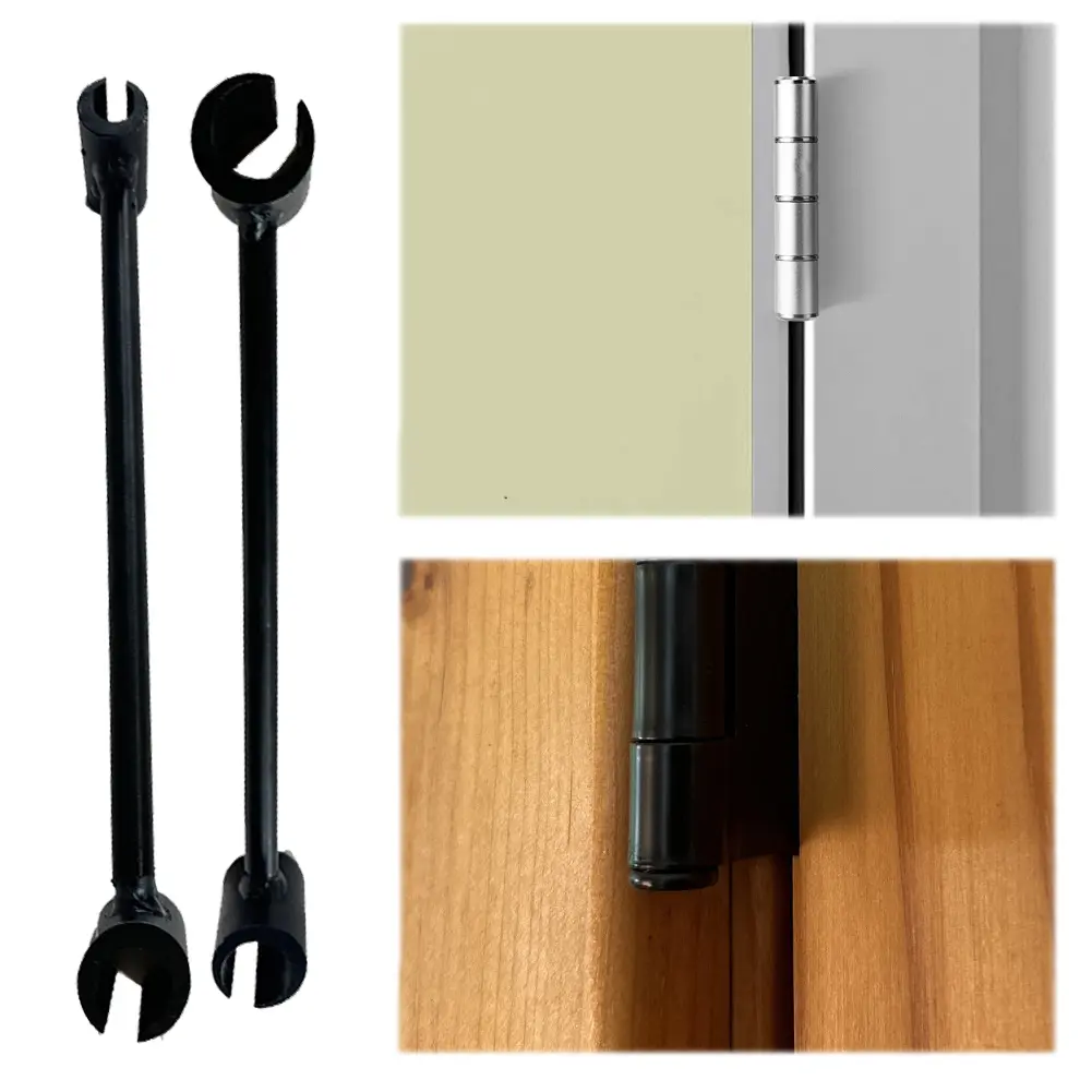 Door Hinge Repair Spanner Double Head Door Hinge Adjustment Tool Hinges Adjusting Wrench Home Hinge Gaps Repair Tools