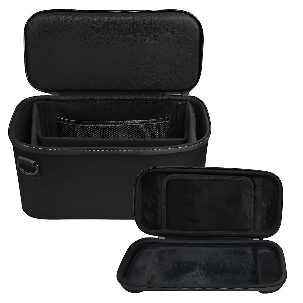 Travel Carrying Bag Shockproof Handheld Game Console Case Anti-Scratch Hard Shell Storage Bag 2 in 1 for Switch 2 Game Console