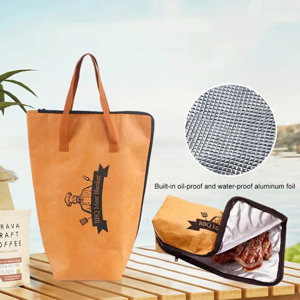 BBQ Blanket for Resting Meat Meat Resting Blanket Large Capacity Grilling Meat Insulated Resting Bag for Large Brisket Turkey