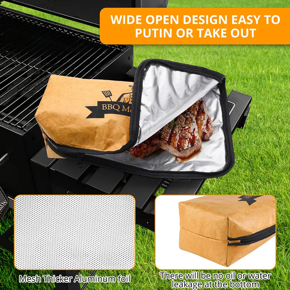 BBQ Blanket for Resting Meat Meat Resting Blanket Large Capacity Grilling Meat Insulated Resting Bag for Large Brisket Turkey