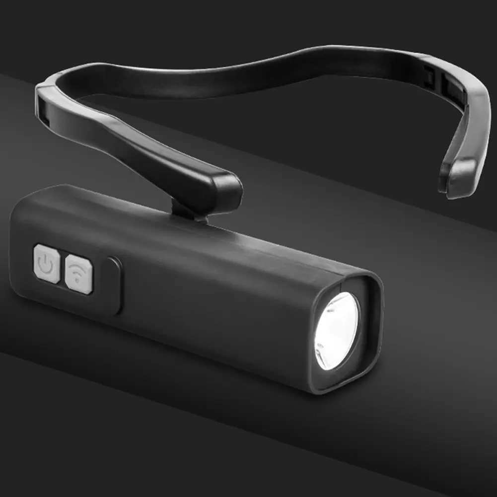 Ear-Mounted Head Torch -Motion Sensor & 5 Modes Ear-Hanging Headband Flashlight for Adults Camping Hiking Running Repairs