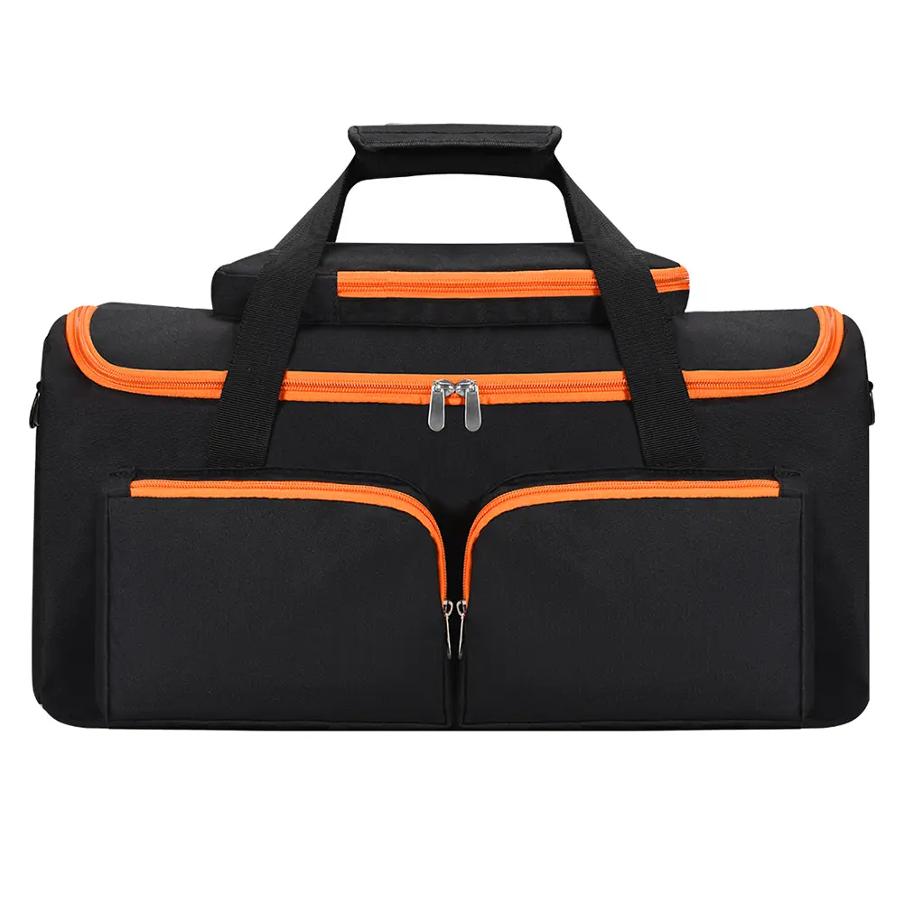 Universal Audio Storage Bag with Microphone Pockets Speaker Carry Case Large Capacity Padded Storage Bags for PartyBox On-The-Go