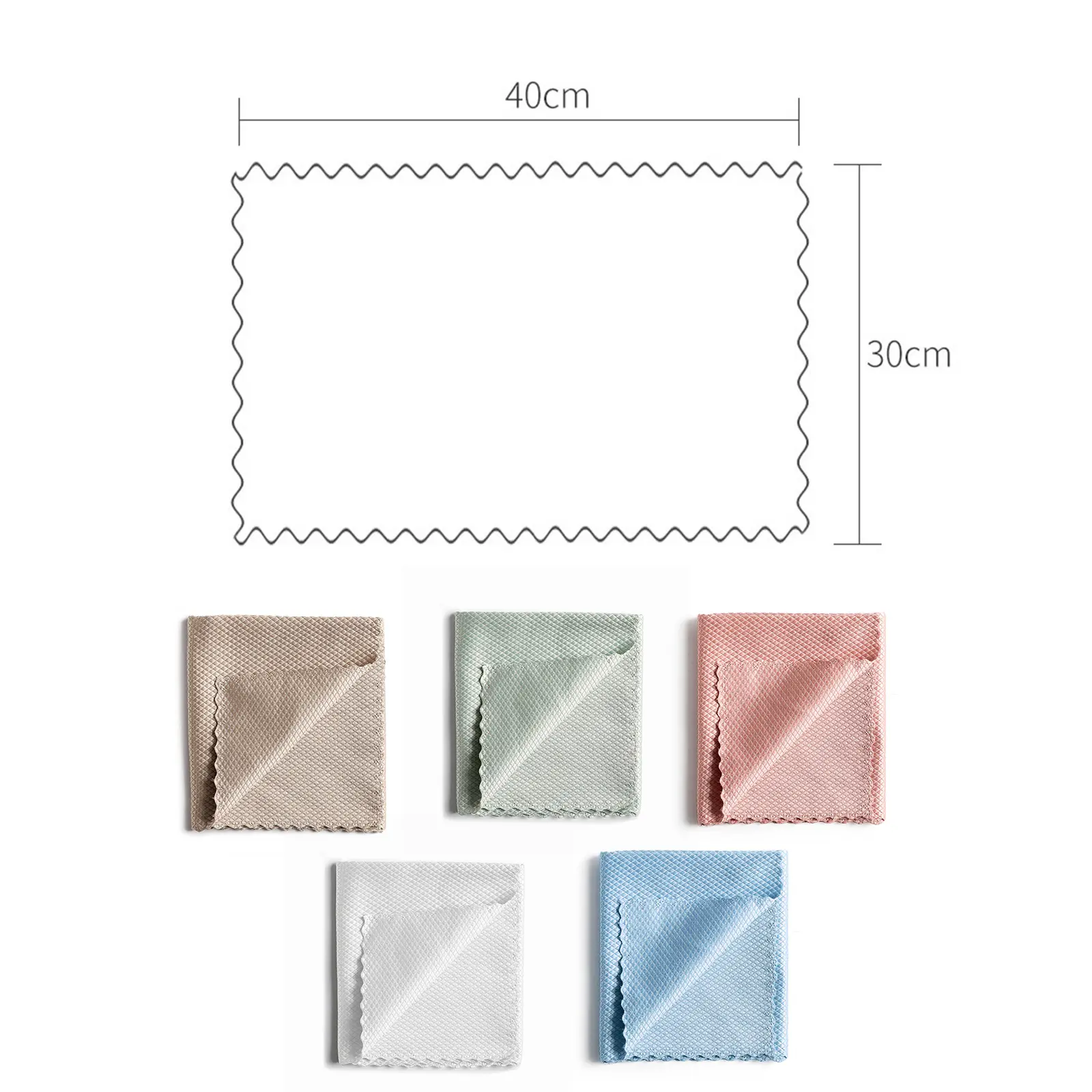 15-50PCS Perfect Dish Rags Kitchen Dishcloths Kitchen Rags and Washcloths Scrubbing Wash Cloths for Counter Washing Dishes