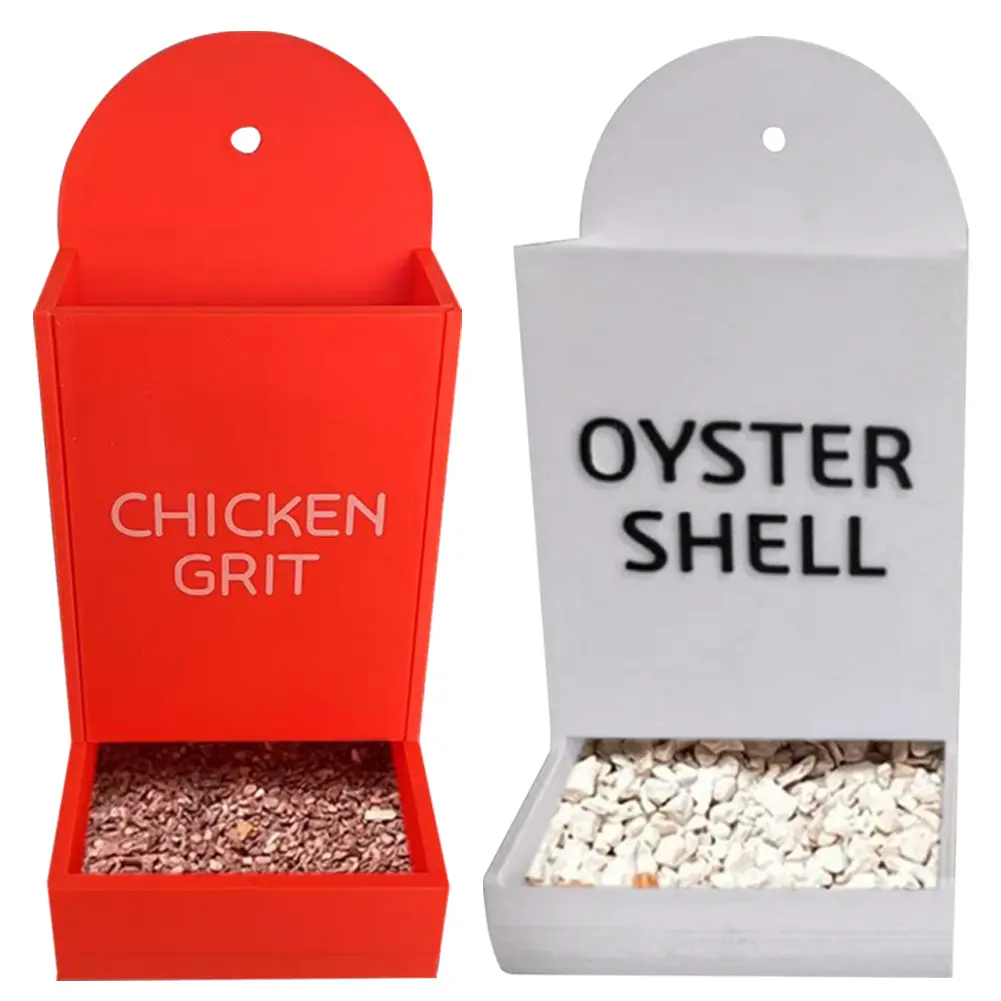 Hanging Chicken Feeder Precision Nutrition Automatic Chicken Feeder No Waste Design Fence Feeder Wide Mouth for Chicken Duck