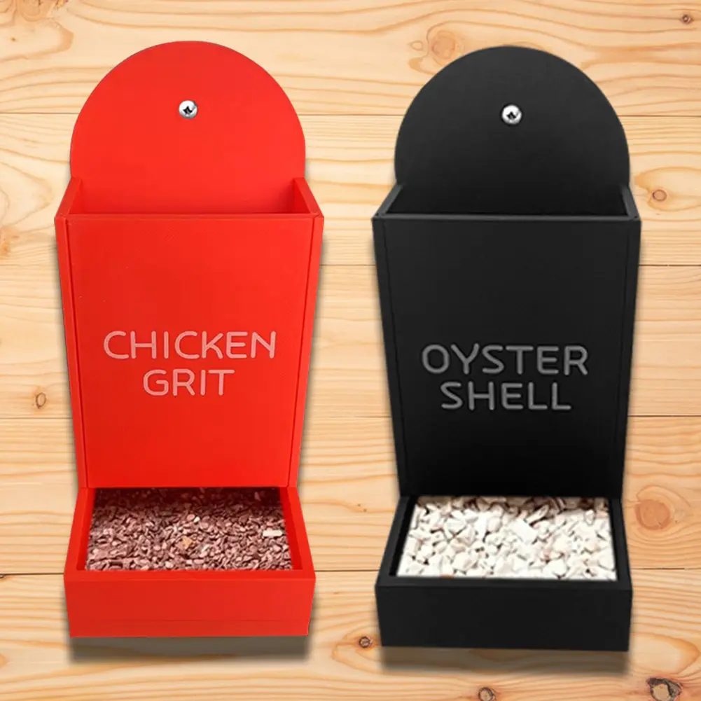 Hanging Chicken Feeder Precision Nutrition Automatic Chicken Feeder No Waste Design Fence Feeder Wide Mouth for Chicken Duck